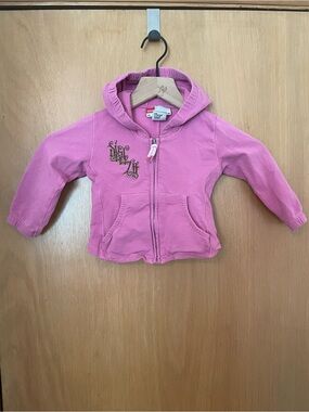 Diesel Baby 12mo Pink Zip Up Sweater